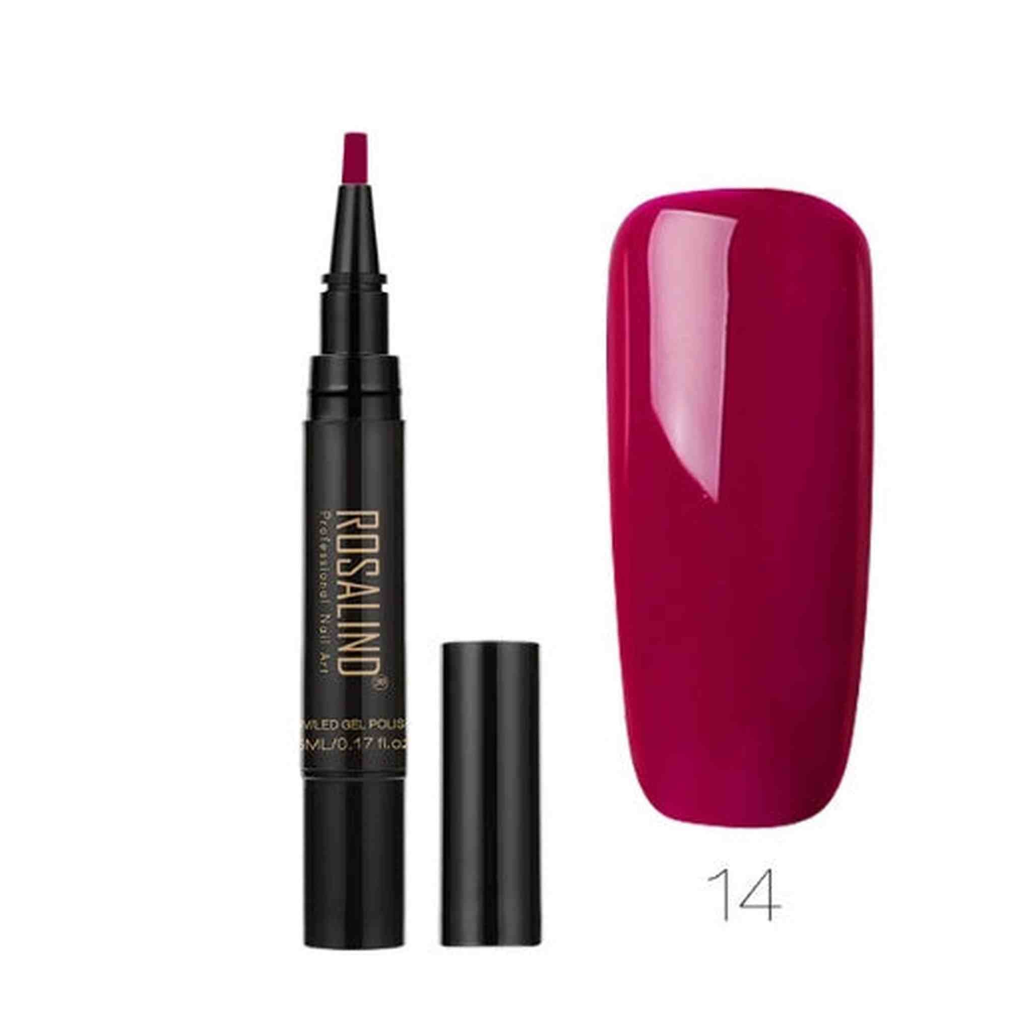 5ml Solid Color Nail Art Pen Nail Glue for Nail Art