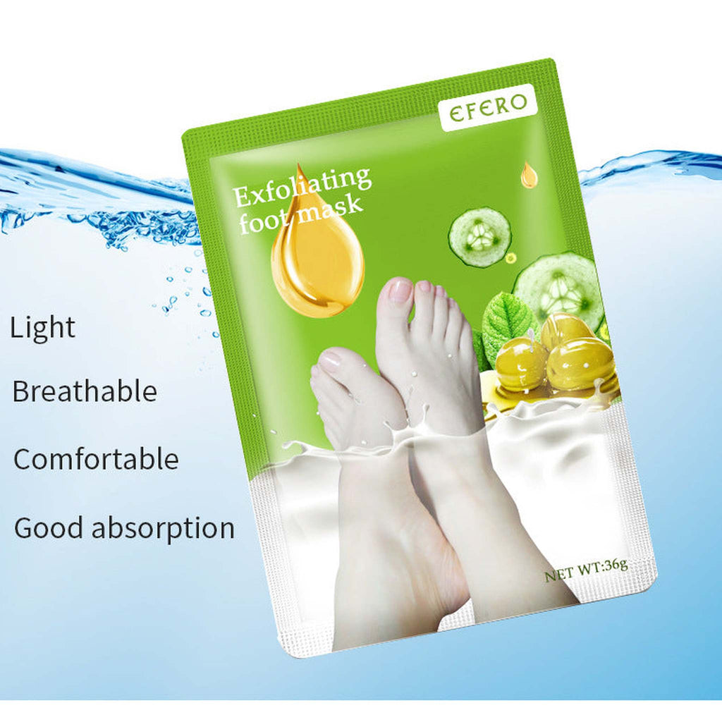 Exfoliating Foot Mask Pedicure Socks – Foot Spa Peeling Treatment for Dead Skin Removal, Whitening & Repairing Cracked Heels