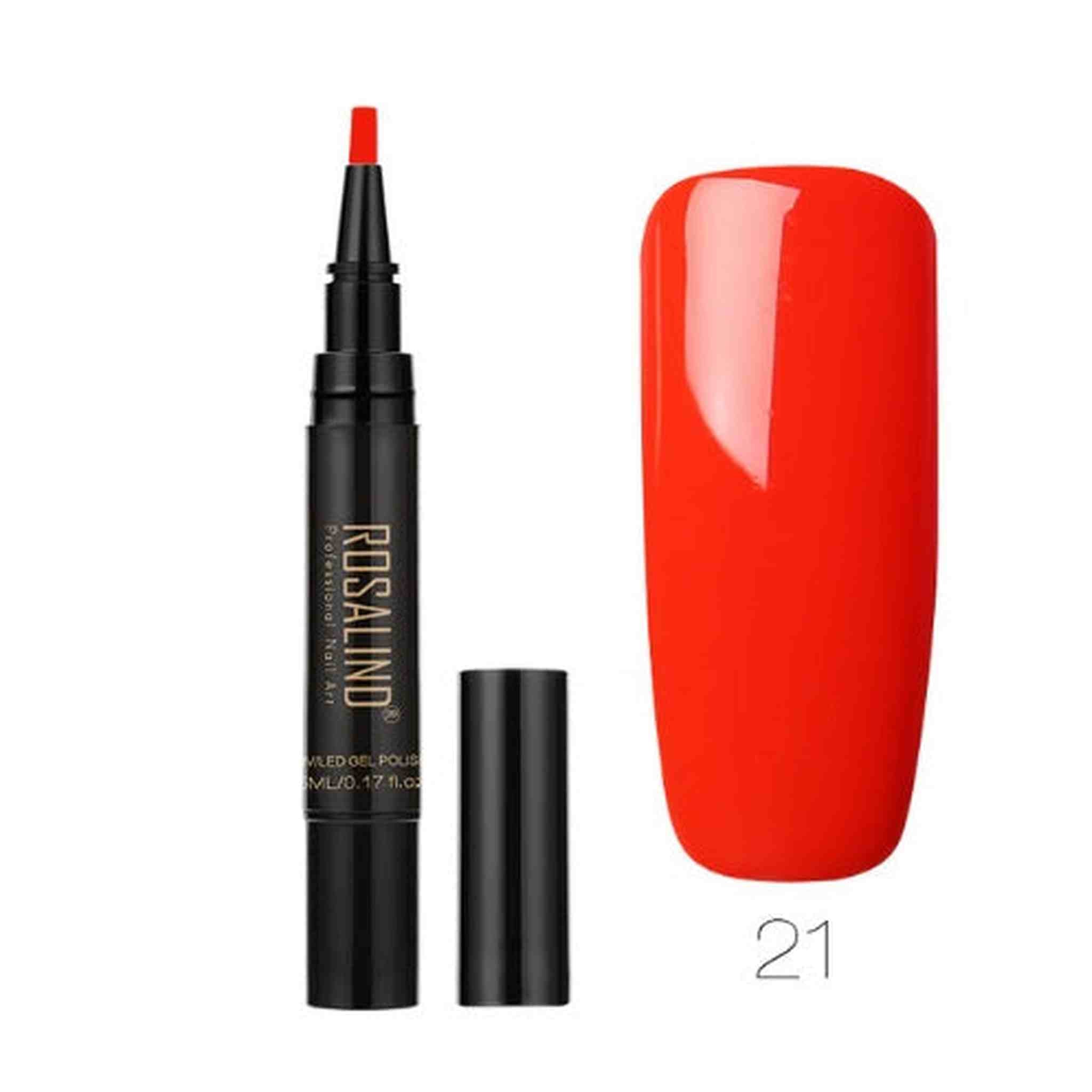 5ml Solid Color Nail Art Pen Nail Glue for Nail Art