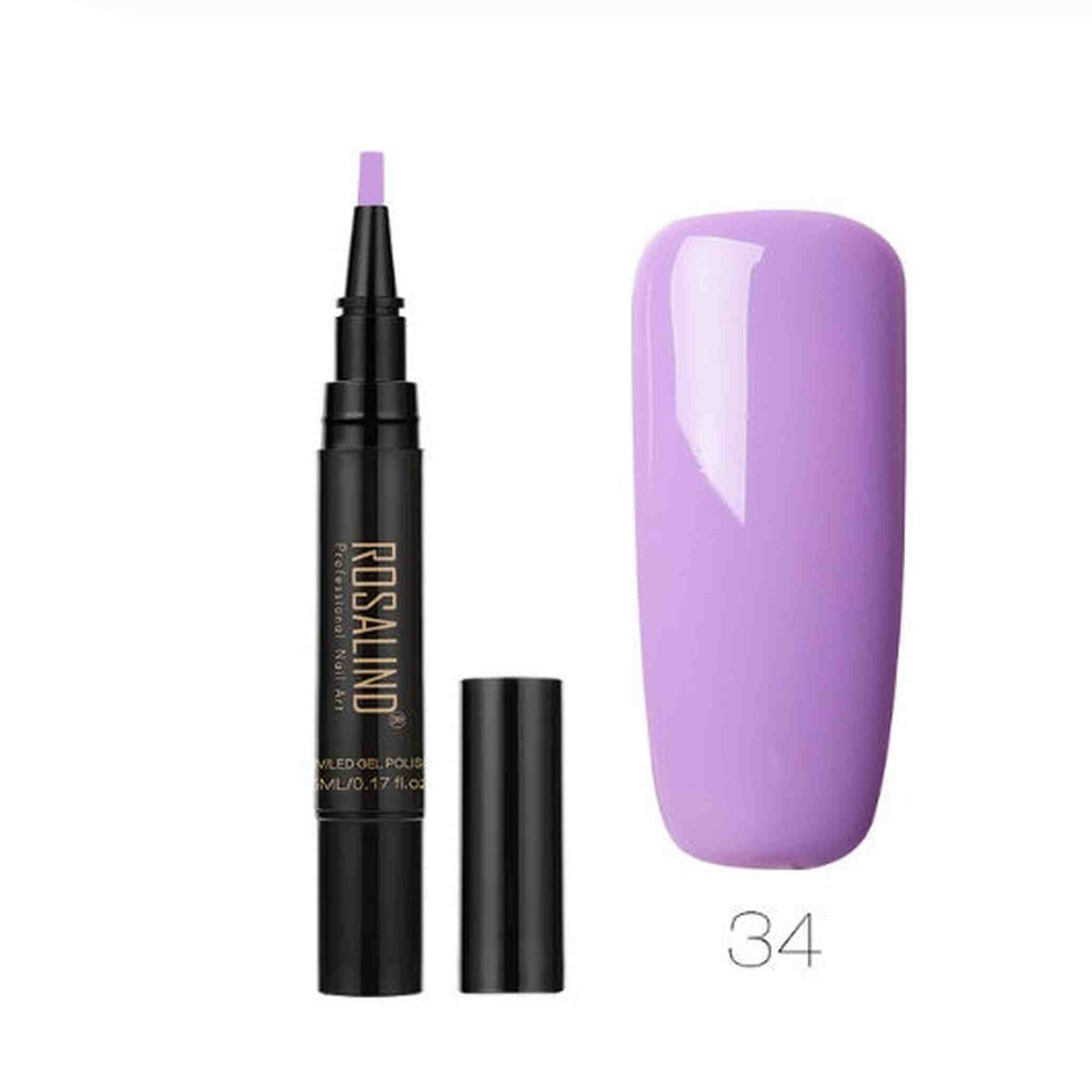 5ml Solid Color Nail Art Pen Nail Glue for Nail Art