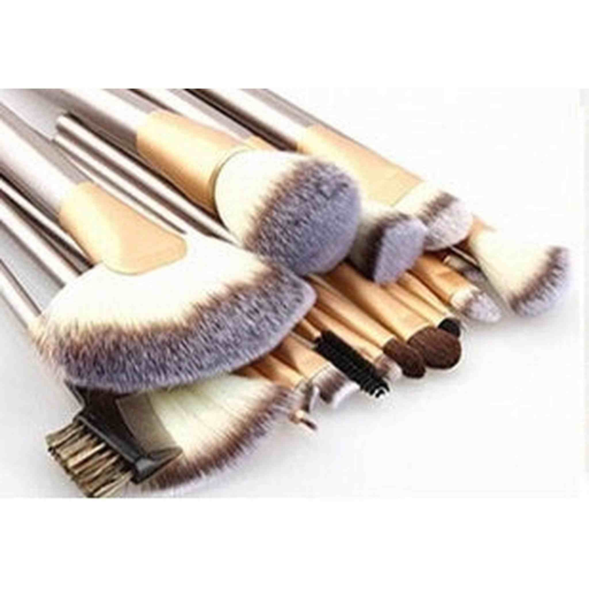 Spot Detonating 121824, White Make-up, White Make-up Brush, 24 Make-up And Brush Suits For Portable Beauty And Makeup Tools