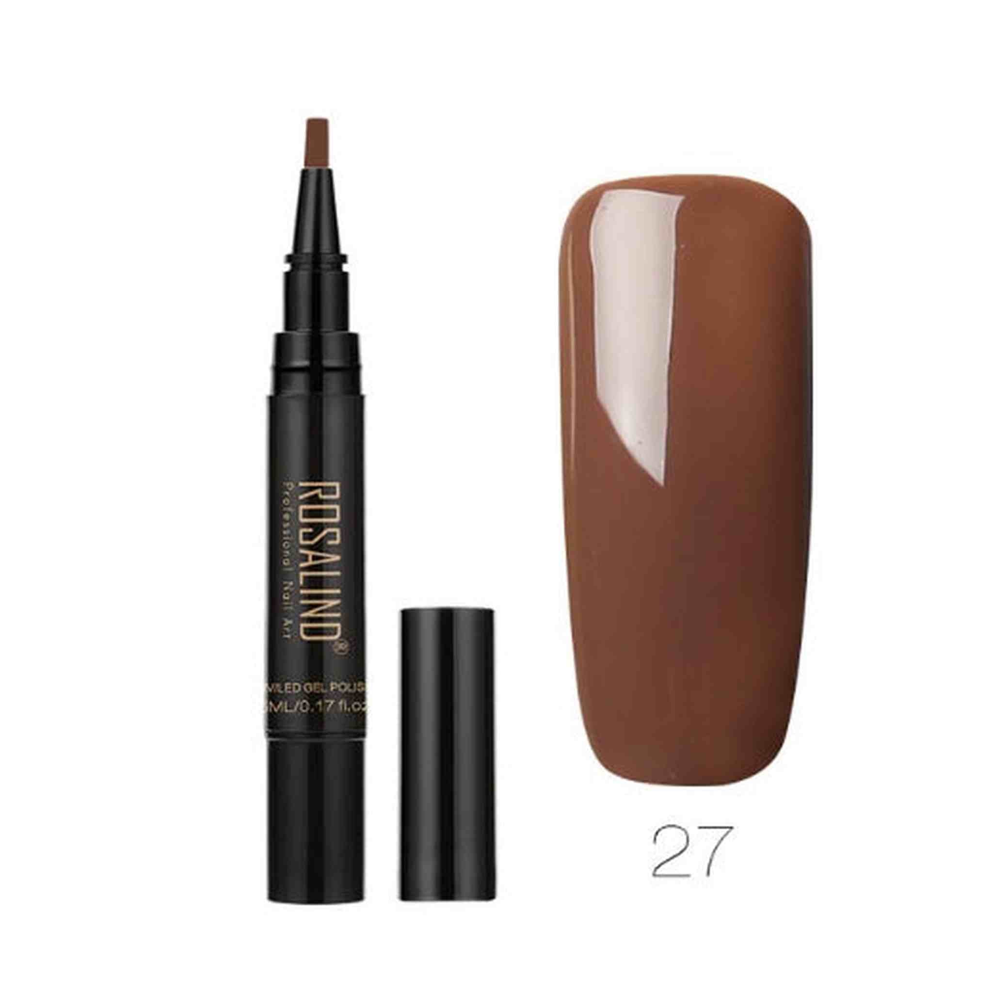 5ml Solid Color Nail Art Pen Nail Glue for Nail Art