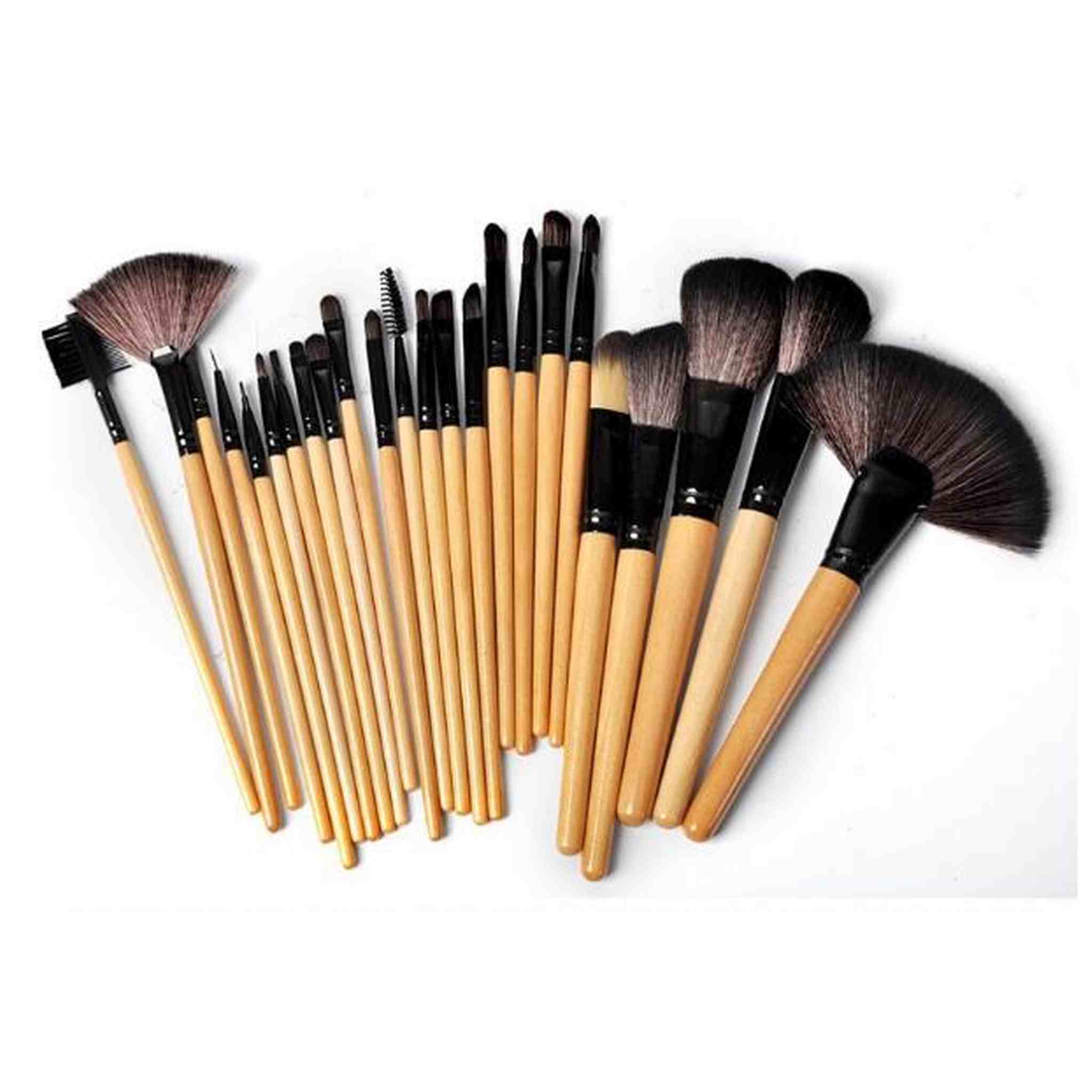 Gift Bag Of 24 Pcs Makeup Brush Sets Professional Cosmetics Brushes Eyebrow Powder Foundation Shadows Pinceaux Make Up Tools