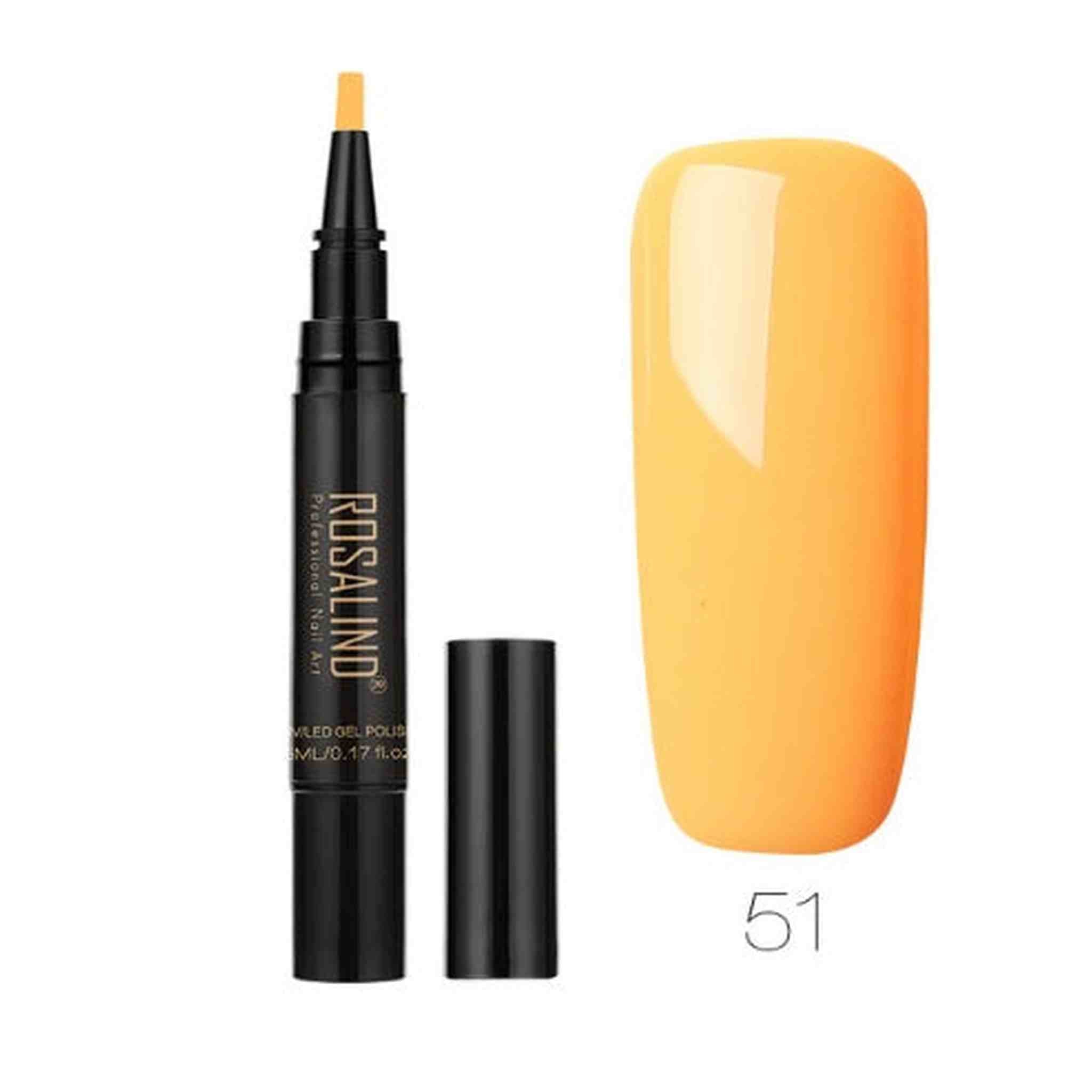 5ml Solid Color Nail Art Pen Nail Glue for Nail Art