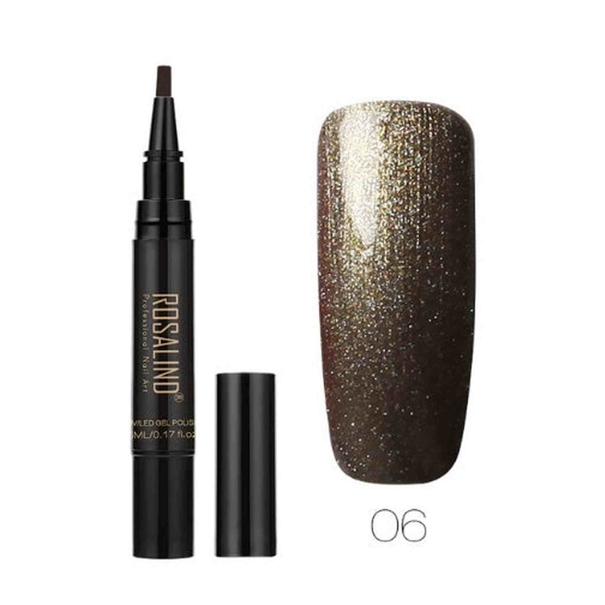 5ml Solid Color Nail Art Pen Nail Glue for Nail Art