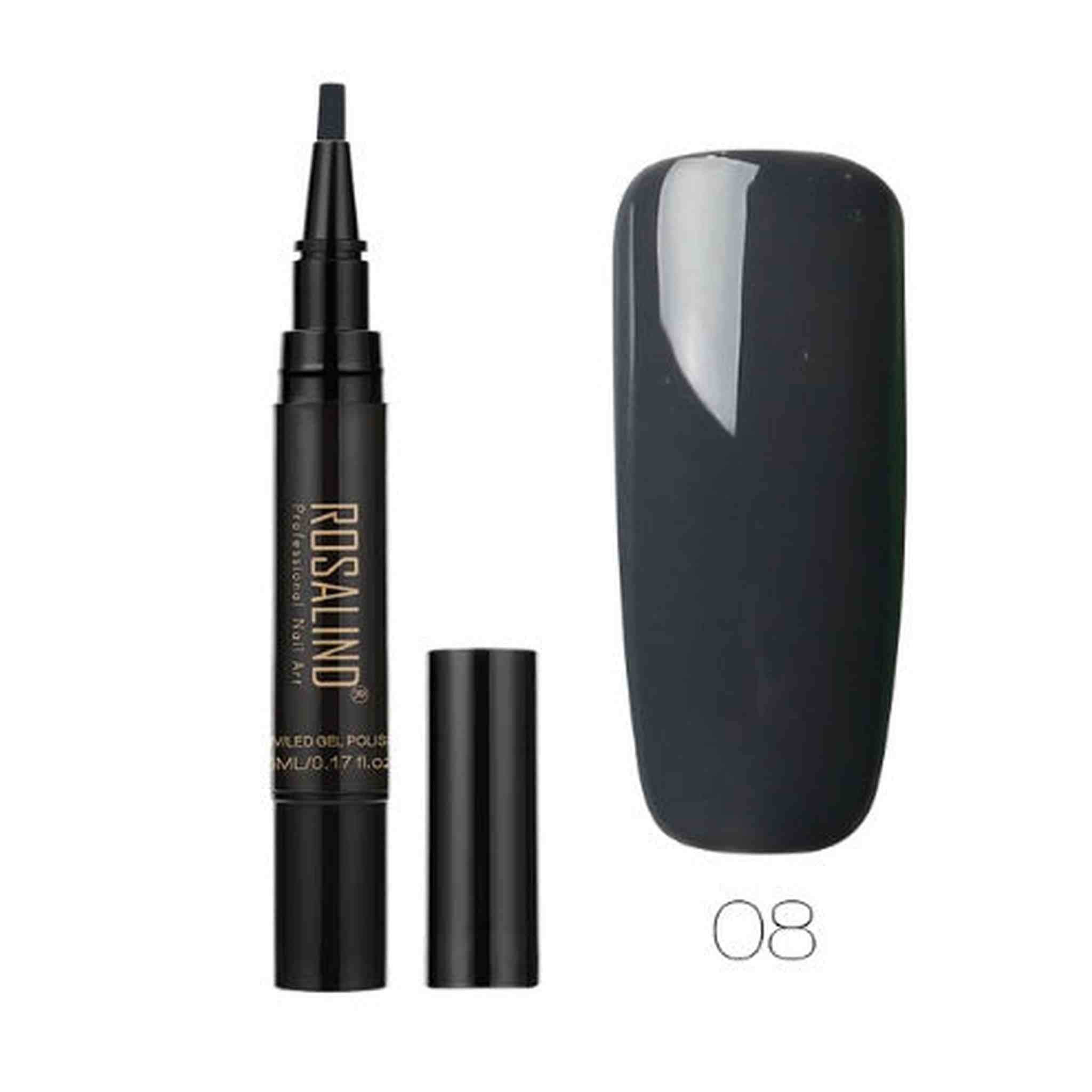 5ml Solid Color Nail Art Pen Nail Glue for Nail Art