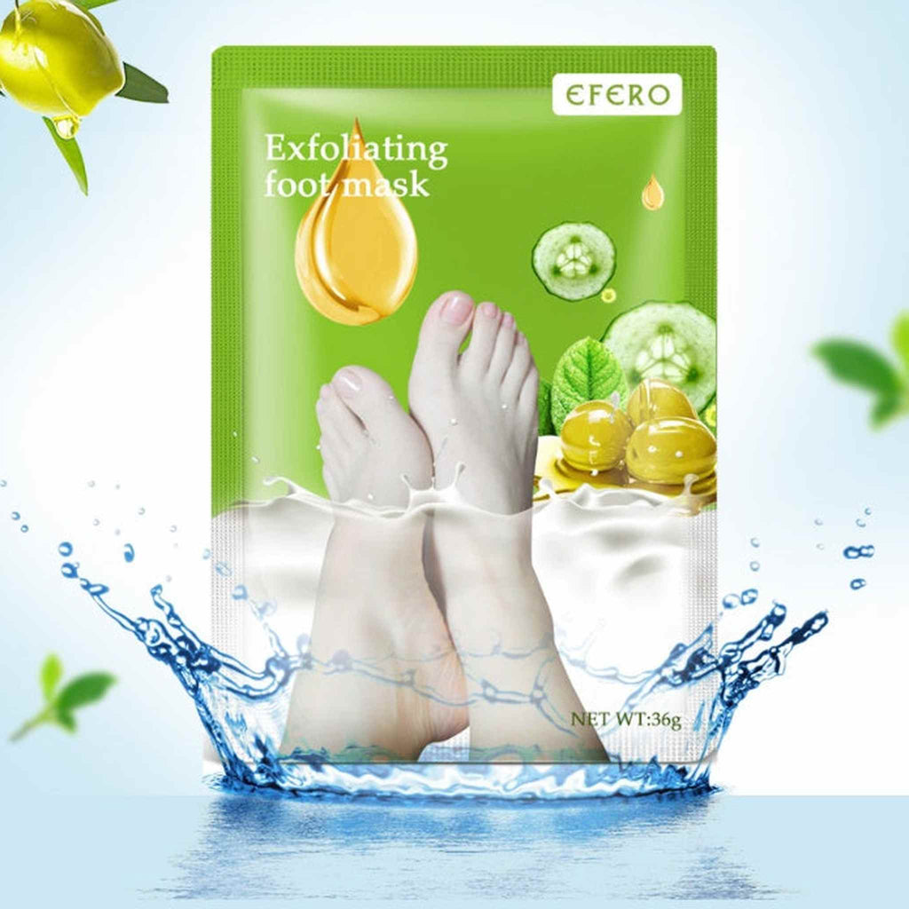 Exfoliating Foot Mask Pedicure Socks – Foot Spa Peeling Treatment for Dead Skin Removal, Whitening & Repairing Cracked Heels