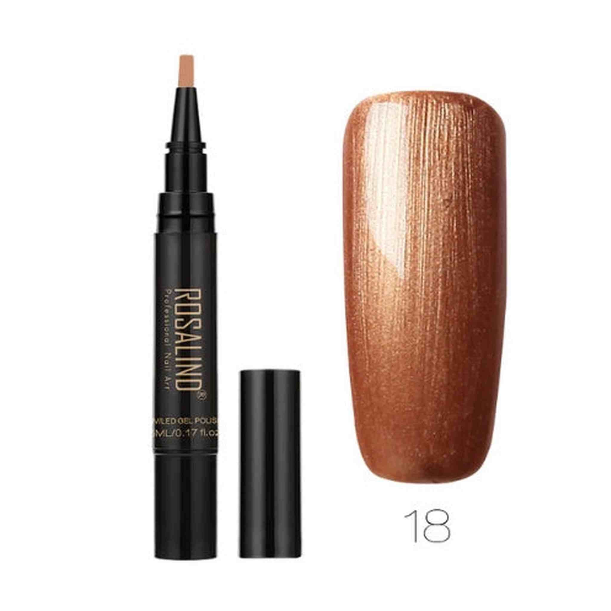 5ml Solid Color Nail Art Pen Nail Glue for Nail Art