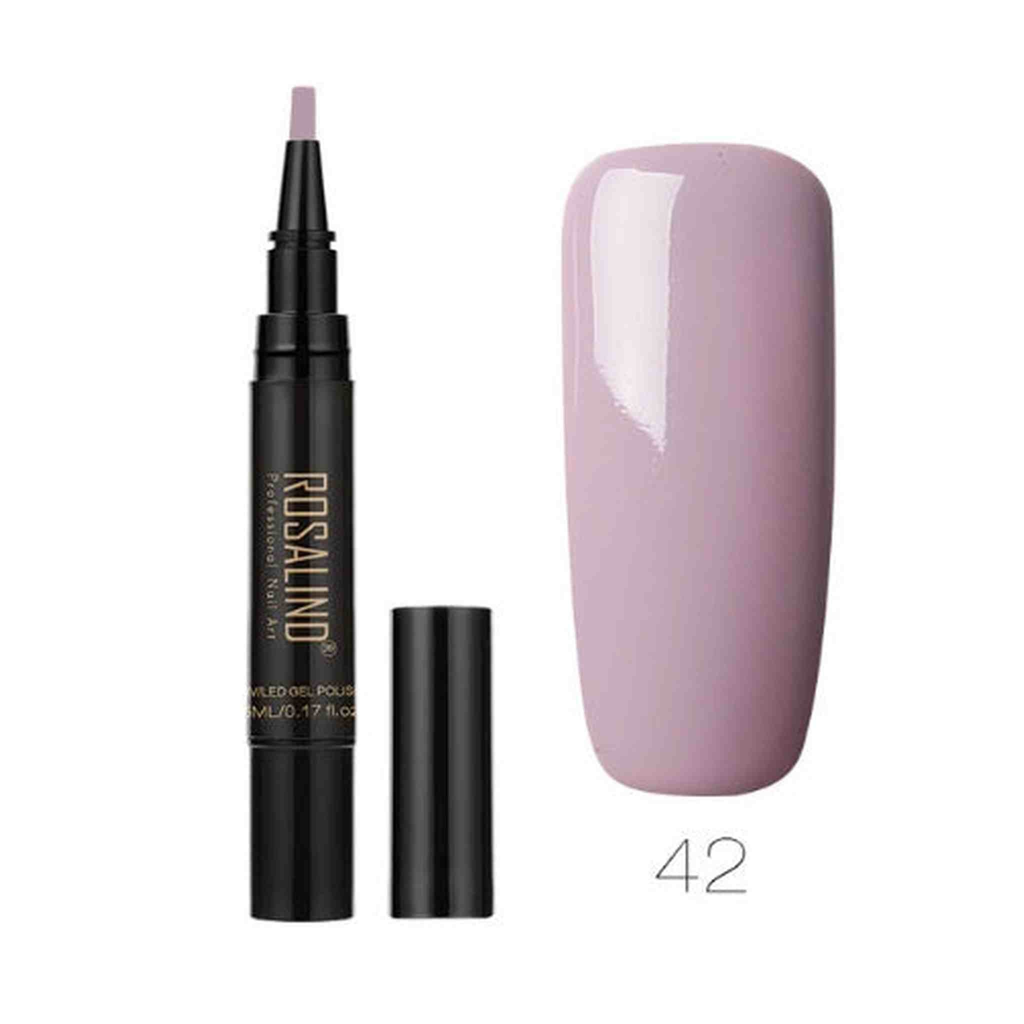 5ml Solid Color Nail Art Pen Nail Glue for Nail Art