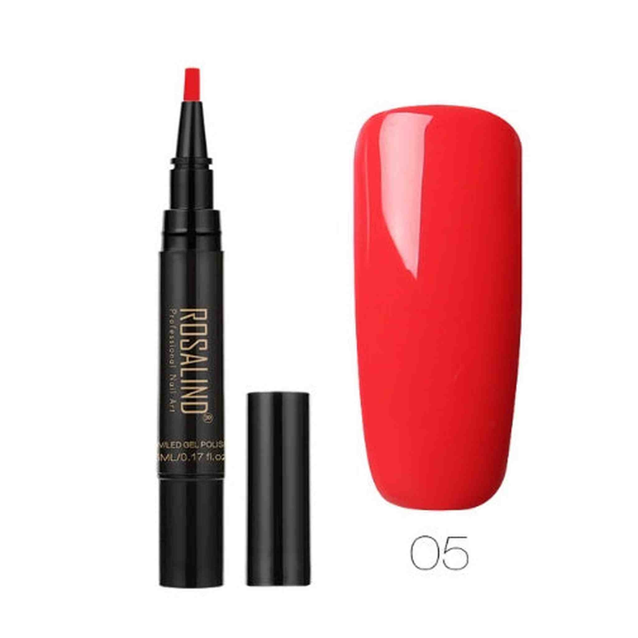 5ml Solid Color Nail Art Pen Nail Glue for Nail Art