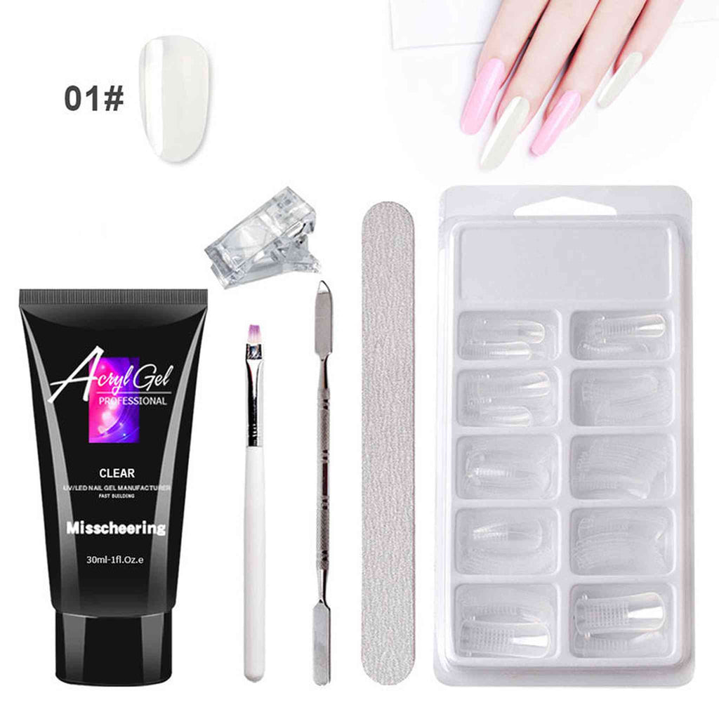 Acrylic Gel Nail Art Extension Set