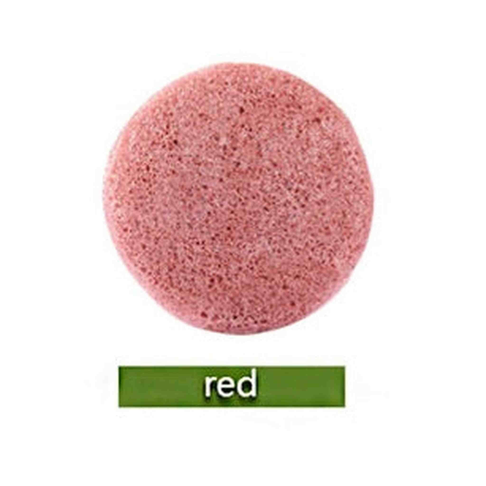 Konjac Face Sponge – Natural Konnyaku Facial Cleansing Exfoliator | Soft Round Face Wash Puff for Deep Pore Cleanse & Gentle Skin Care