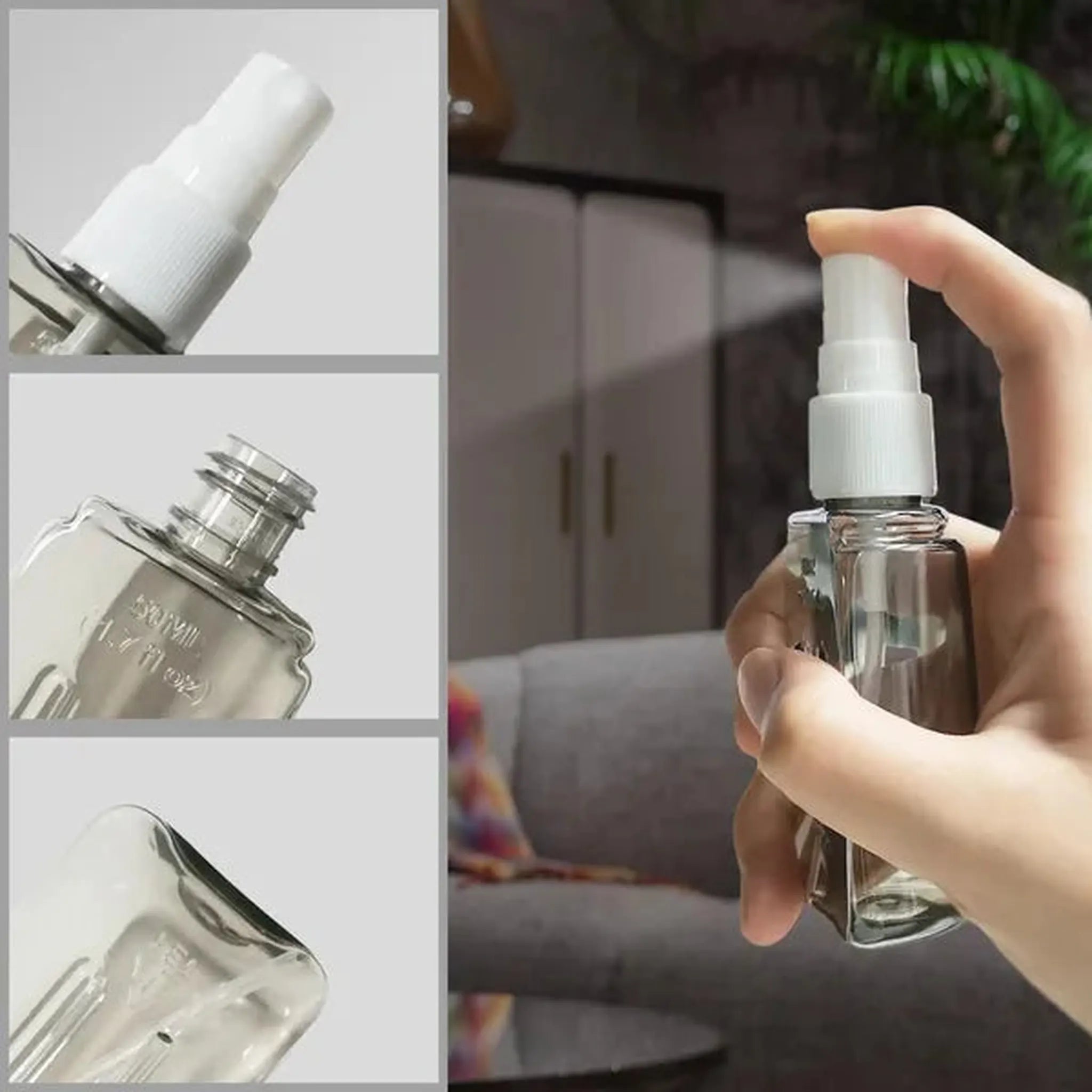 8-Pack Travel Bottle Set – TSA Approved Travel Size Containers for Shampoo, Lotion & Cosmetics