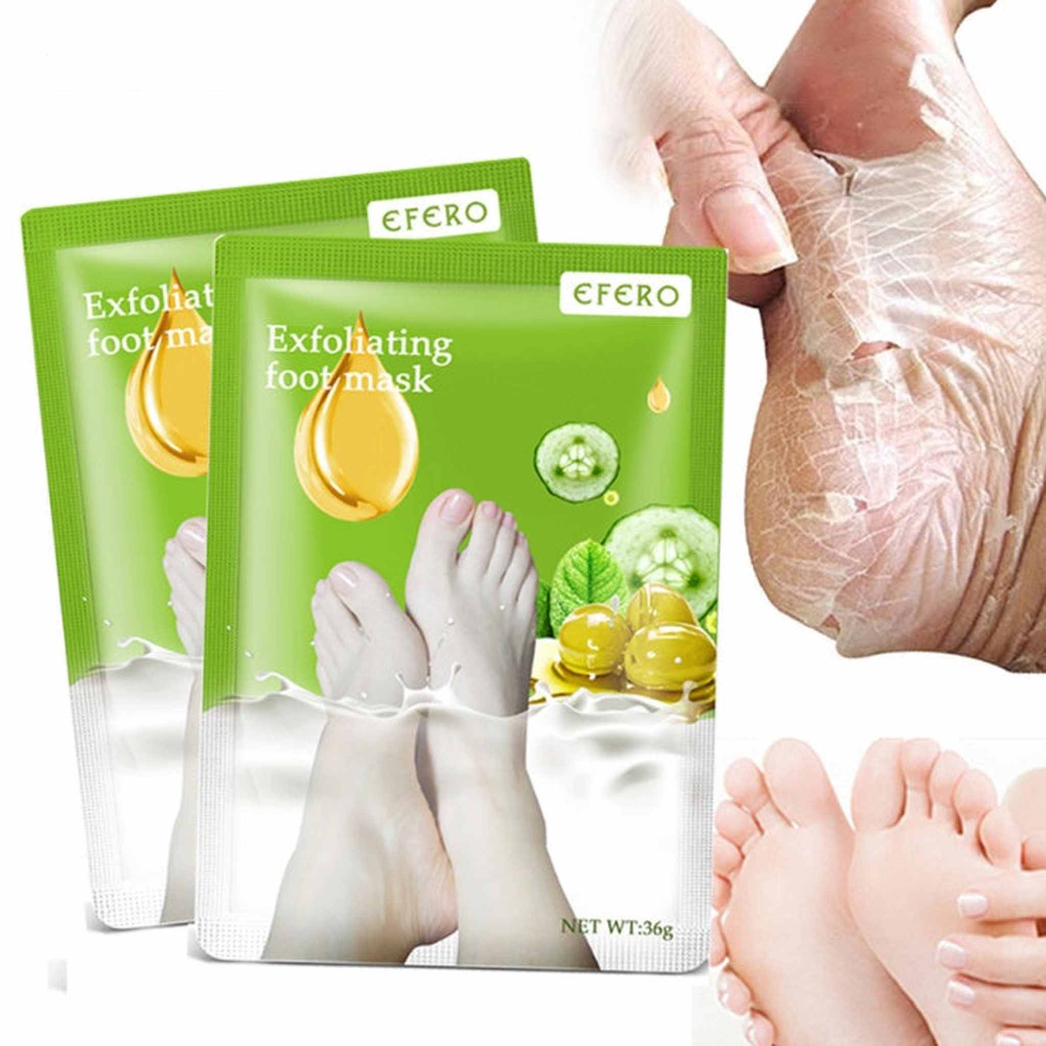 Exfoliating Foot Mask Pedicure Socks – Foot Spa Peeling Treatment for Dead Skin Removal, Whitening & Repairing Cracked Heels