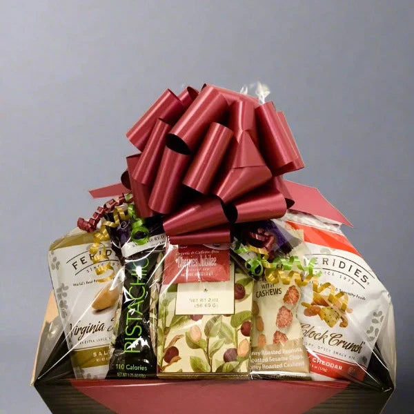 Healthy Nut Gift Basket - Premium Nuts & Snacks