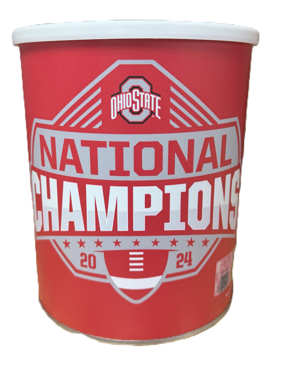 2024 National Champions Ohio State Buckeyes Gift Tin Basket
