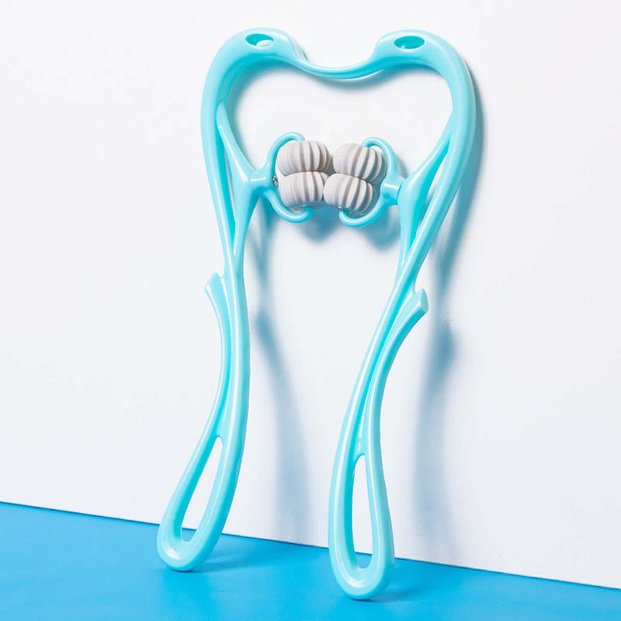 Six-Wheel Manual Neck Massager Roller – Relieve Neck Pain, Tension & Stiffness | Full Body Muscle Massage Tool