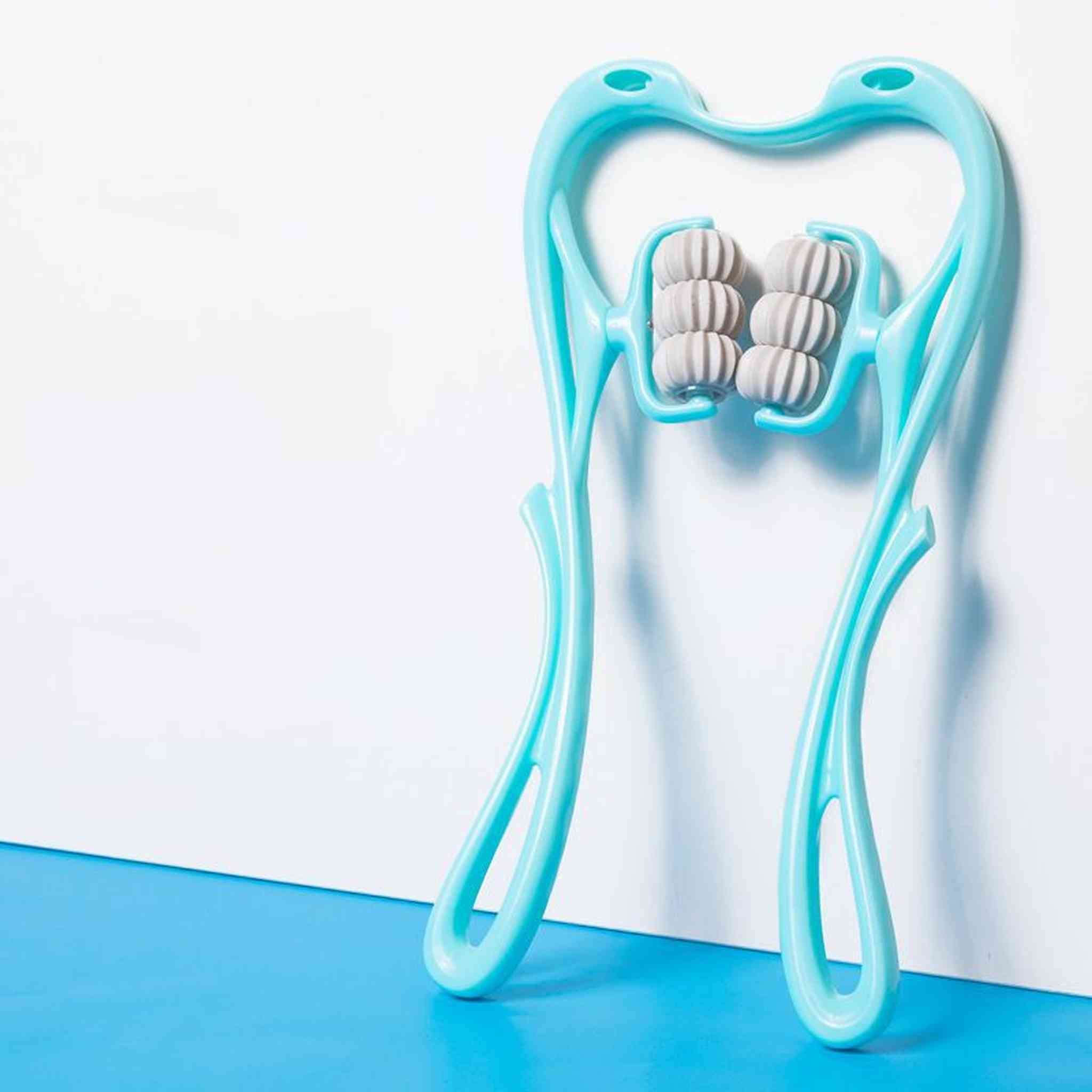 Six-Wheel Manual Neck Massager Roller – Relieve Neck Pain, Tension & Stiffness | Full Body Muscle Massage Tool