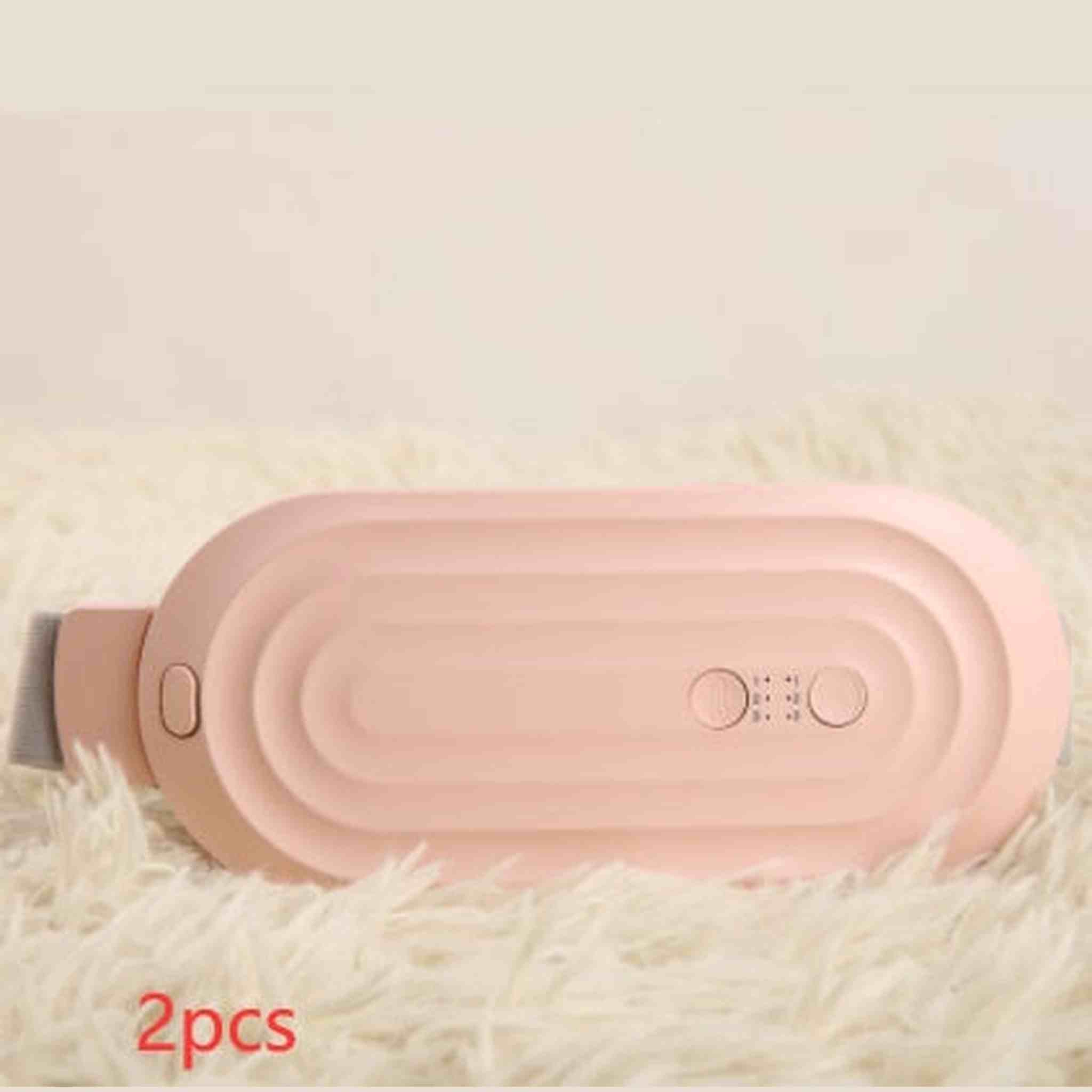 Menstrual Heating Pad – Smart Warm Belt for Period Cramps Relief, Vibrating Abdominal Massager, Electric Heat Waist Belt for PMS & Back Pain